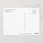 Pastel Blue Faires Briefkaart (Achterkant)