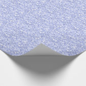 Pastel Blue Glitter en Sparkles Cadeaupapier (Hoek)