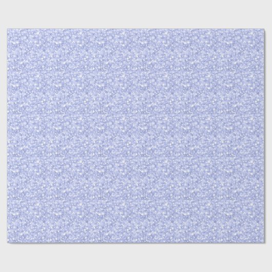 Pastel Blue Glitter en Sparkles Cadeaupapier (Vlak)