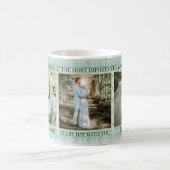 Pastel Blue Green Weddenschap Foto Keepomwille Mok (Center)