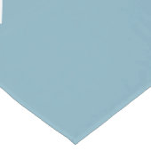 Pastel Blue & Grey Baby shower Suite Korte Tafelloper (Hoek)