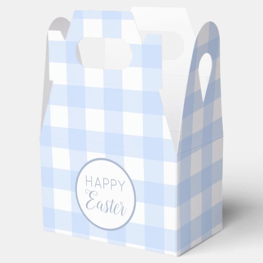 Pastel Blue Happy Paast Pattern Bedankdoosjes (Geopend)