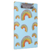 Pastel Blue Kawaii Rainbow Klembord (Rechts)