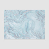 Pastel Blue Marble Stone textuur Tissuepapier (Voorkant)