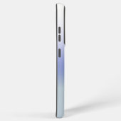 Pastel Blue Ombre Initiaal Letter Monogram Samsung Galaxy Hoesje (Rechterkant)