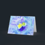 Pastel Blue Orchid Happy 70th Birthday wensen Kaart<br><div class="desc">Moge dit speciale jaar je speciale zegeningen geven terwijl het leven ontvouwt in magie, mysterie en het onbekende. Neem de tijd om van elk moment te genieten. Geniet van veel meer speciale momenten om zoveel te koesteren als we u en alle momenten die we met u doorbrengen koesteren. Al onze...</div>