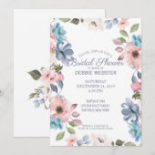 Pastel Blue Pink Paars Weddenschap Vrijgezellenfee Kaart (Voorkant / Achterkant)