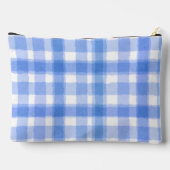 Pastel Blue Plaid Custom Etui (Achterkant)