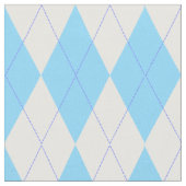 Pastel Blue Pset Argyle Patroon Stof (Close Up)