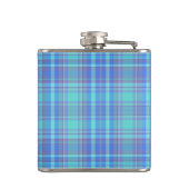 Pastel Blue Pset Pattern Heupfles (Achterkant)