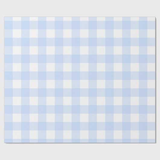 Pastel Blue Pset Pattern Pasen Cadeaupapier (Vlak)