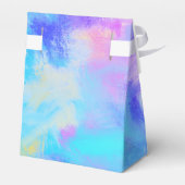 Pastel Blue Rainbow Favor Box Bedankdoosjes (Achterkant)