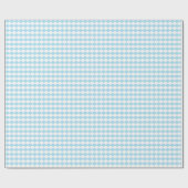 Pastel Blue Scallop Stripe Gift Wrap for Spring Cadeaupapier (Vlak)