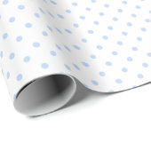 Pastel Blue Small Polka Dot Cadeaupapier (Rol Hoek)