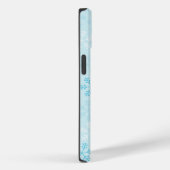  Pastel Blue Snowflakes telefoontas Case-Mate iPhone Case (Achterkant / Rechts)
