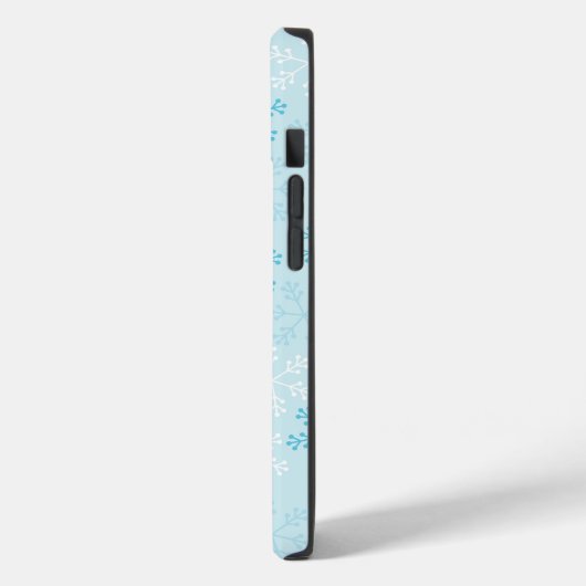 Pastel Blue Snowflakes telefoontas Case-Mate iPhone Case (Achterkant / Links)