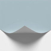 Pastel Blue Solid Color Cadeaupapier (Hoek)