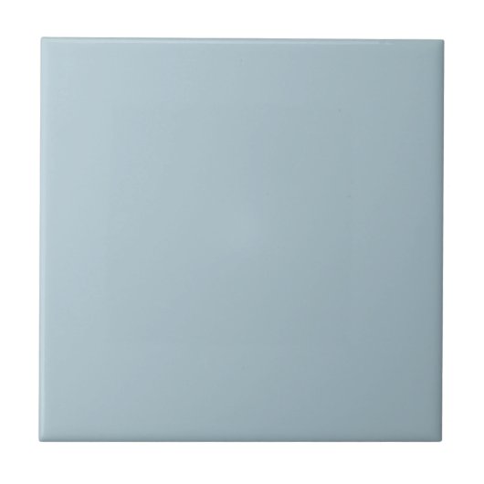 Pastel Blue Solid Color Tegeltje (Voorkant)