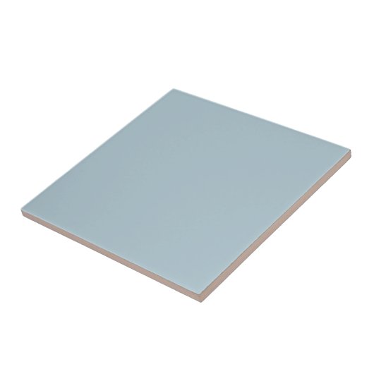Pastel Blue Solid Color Tegeltje (Zijkant)