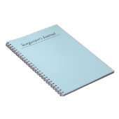  Pastel Blue Songwriter Journal Notitieboek (Rechterzijde)