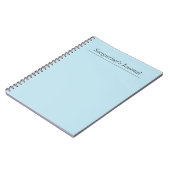  Pastel Blue Songwriter Journal Notitieboek (Linkerzijde)