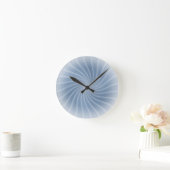 Pastel Blue Swirl Ronde Klok (Huis)
