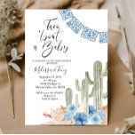 Pastel Blue Taco 'Over Liefde Baby shower Uitnodig Kaart<br><div class="desc">Pastel Blue Boho Fiesta Baby shower Invitation Taco Over Liefde uitnodiging met cactus. Perfect voor baby showers,  paren douches,  vrijgezellenfeesten,  etc.</div>