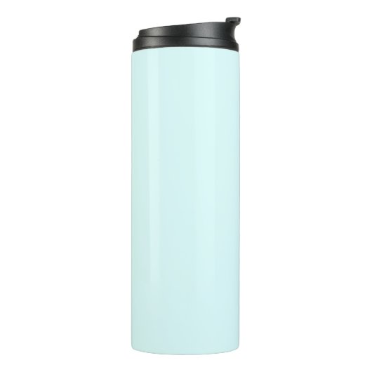Pastel Blue Thermal Tumbler Thermosbeker (Gedraaid links)