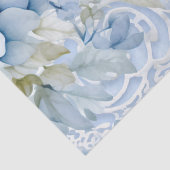 Pastel Blue Victorian Florals & Lace Decoupage Tissuepapier (Detail)