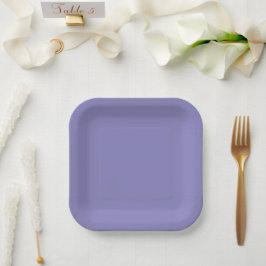Pastel Blue Violet Papieren Bordje