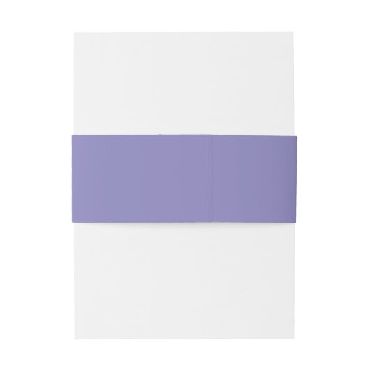 Pastel Blue Violet Uitnodigingen Wikkel (Achterkant Voorbeeld)