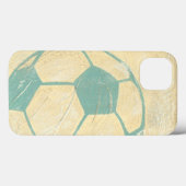 Pastel Blue Voetbal van Chariklia Zarris Case-Mate iPhone Case (Achterkant (horizontaal))