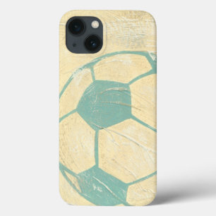 Pastel Blue Voetbal van Chariklia Zarris iPhone 13 Hoesje