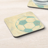 Pastel Blue Voetbal van Chariklia Zarris Drankjes Onderzetter (Linkerzijde)