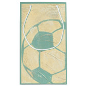 Pastel Blue Voetbal van Chariklia Zarris Klein Cadeauzakje (Achterkant)