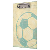 Pastel Blue Voetbal van Chariklia Zarris Klembord (Links)