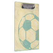 Pastel Blue Voetbal van Chariklia Zarris Klembord (Rechts)