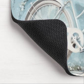 PASTEL BLUE WITH WHITE FLOWERS AND BICYCLE MUISMAT (Hoek)
