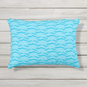 Pastel Blue Zee Water Waves Peaceful Ocean Buitenkussen