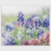 Pastel Bluebonnets Cadeaupapier (Vlak)