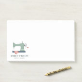 PASTEL BLUSH AQUA GREEN PINK SEWWING MACHINE TAILO POST-IT® NOTES (Op bureau)