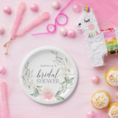 Pastel Blush Bruiloftsfeest Papieren Bord (Feest)