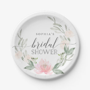 Pastel Blush Bruiloftsfeest Papieren Bord