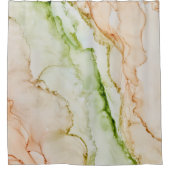 Pastel Blush Earth Tone Abstract douchegordijn (Voorkant)