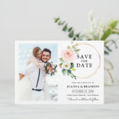 Pastel Blush  flacon met flesje Opslaan Datum Kaart (Staand voorkant)