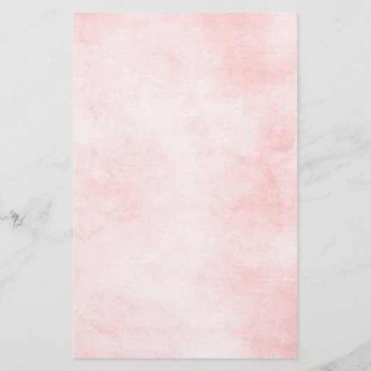Pastel Blush  Floral Botanical WeddenMenu (Achterkant)