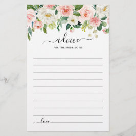 Pastel Blush Floral Botanisch Vrijgezellenfeest Ad