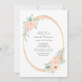 Pastel Blush Floral Geometric Vrijgezellenfeest Kaart (Voorkant)