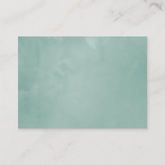 Pastel Blush Greenery Baby shower Book Request Informatiekaartje (Achterkant)