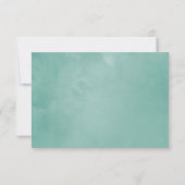 Pastel Blush Greenery Wedding RSVP Kaartje (Achterkant)